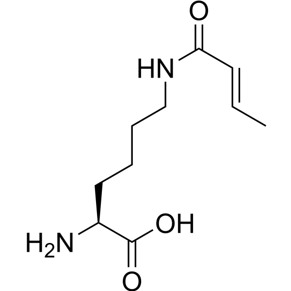 N6-[(2E)-1-Oxo-2-buten-1-yl]-L-lysine 1399861-03-0